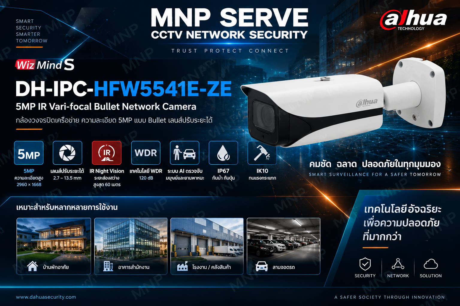 DH-IPC-HFW5541E-ZE 5MP 1
