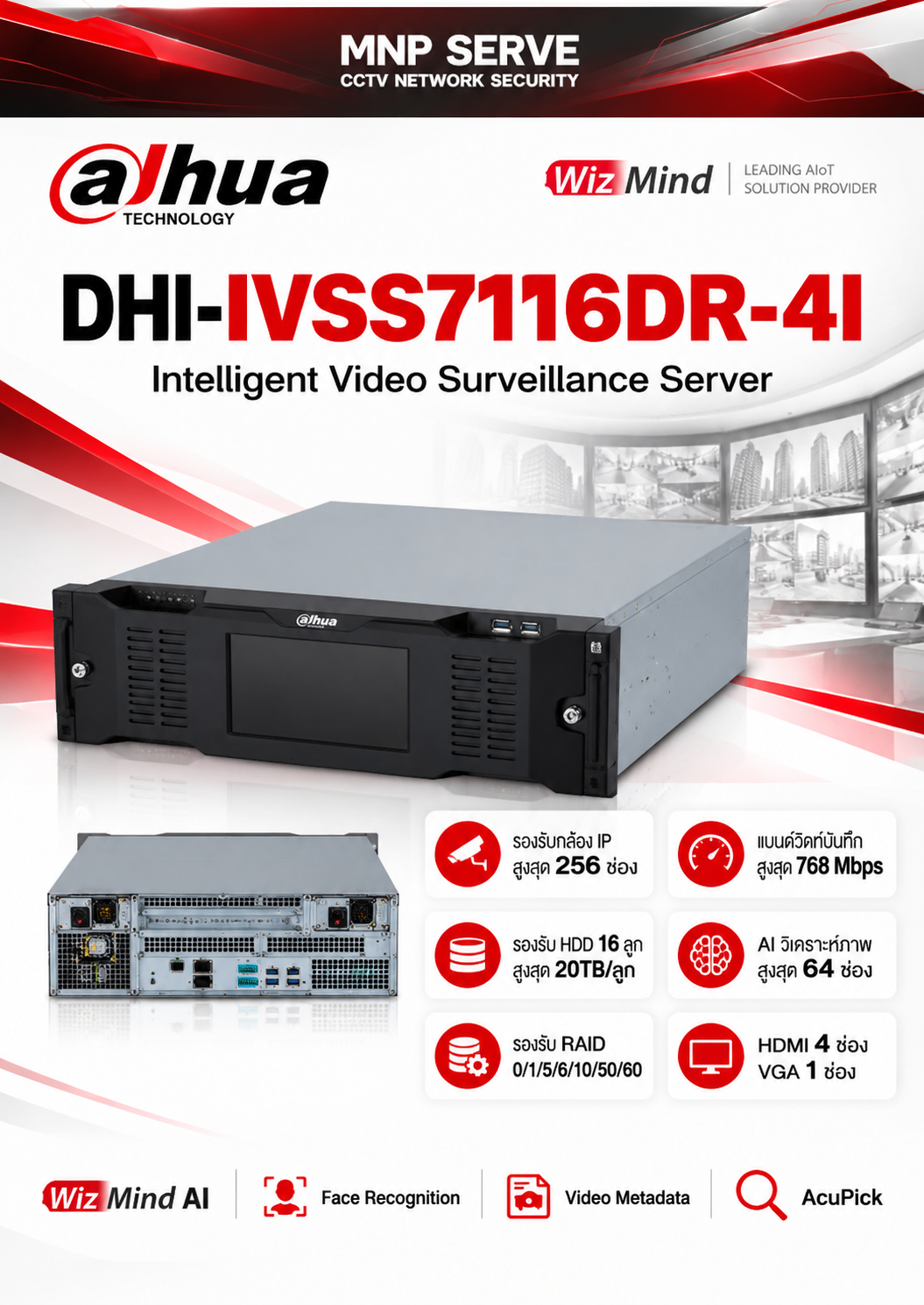 DHI-IVSS7116DR-4I 2