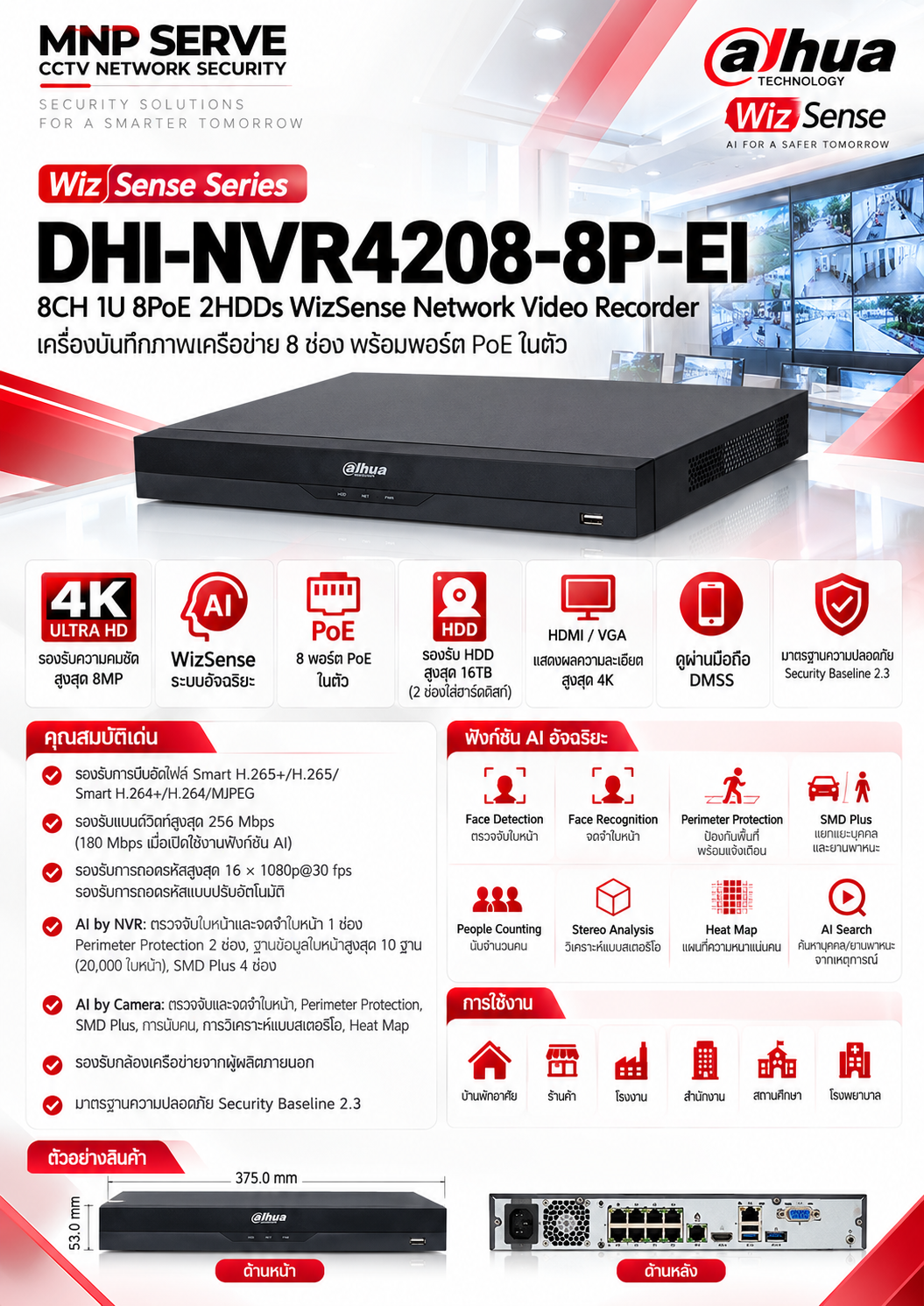 DHI-NVR4208-8P-EI 2