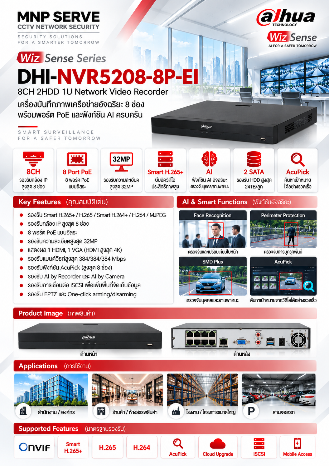 DHI-NVR5208-8P-EI 2
