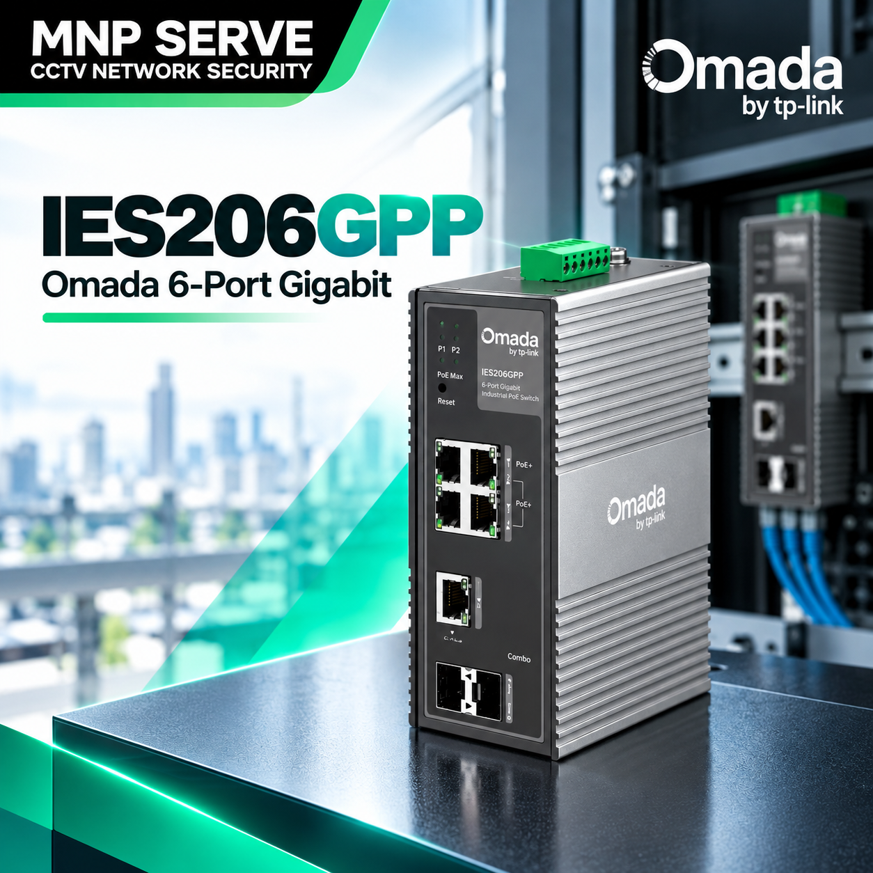 IES206GPP Omada 6-Port Gigabit 2