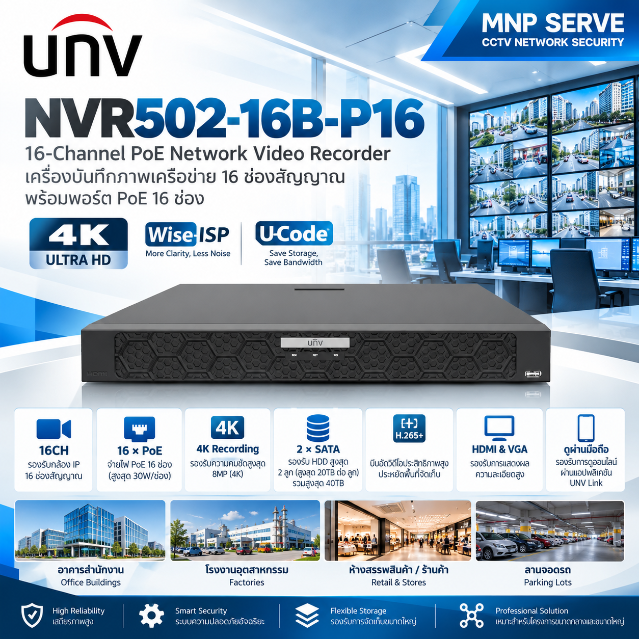 NVR502-16B-P16 1
