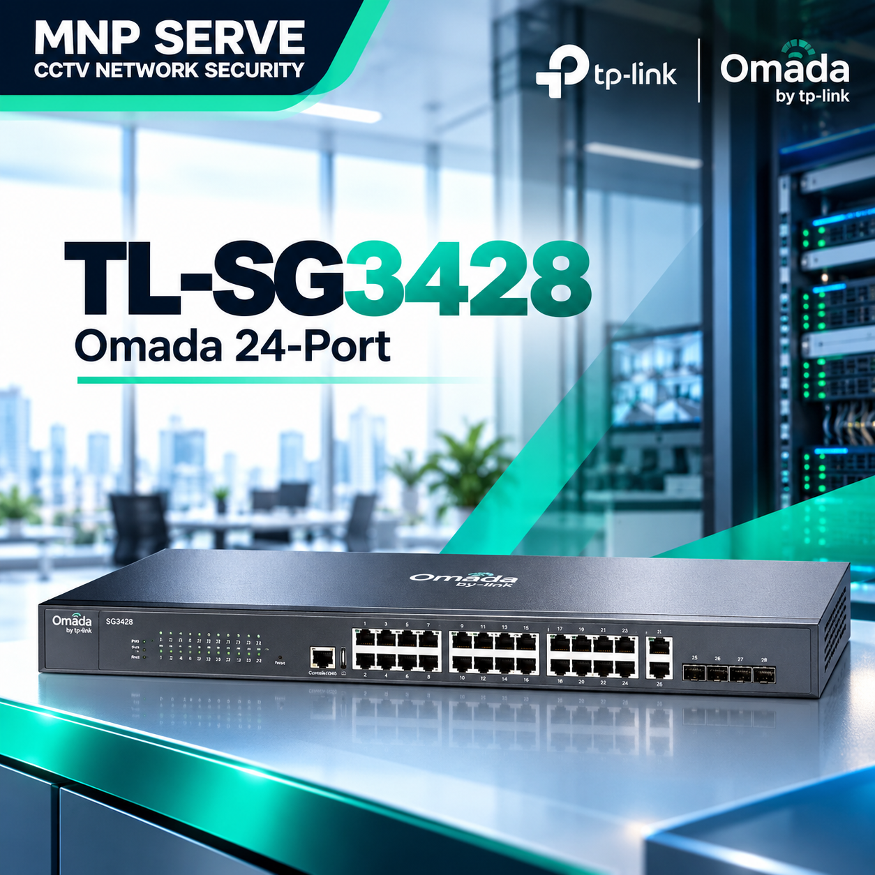 (TL-SG3428) TP-Link X Omada 24-Port 1