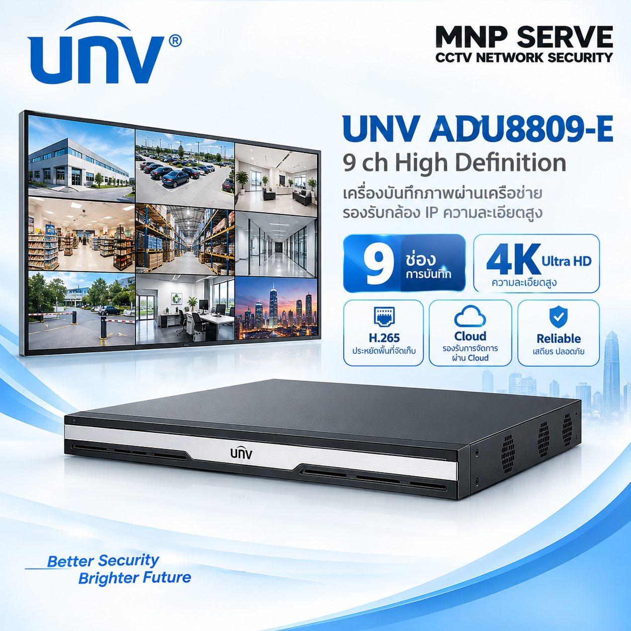 UNV ADU8809-E 9 ch 3