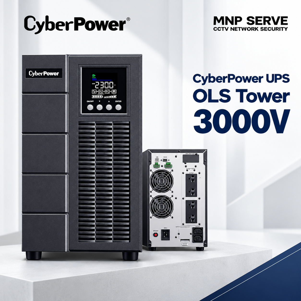 เครื่องสำรองไฟ CyberPower UPS OLS Tower 3000V 2